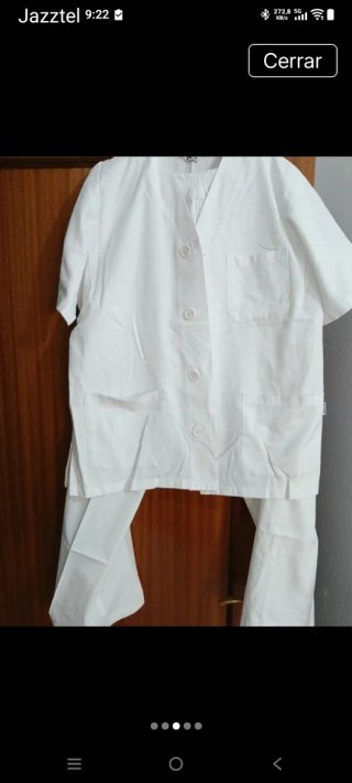 Uniforme de Trabajo Blanco Mujer