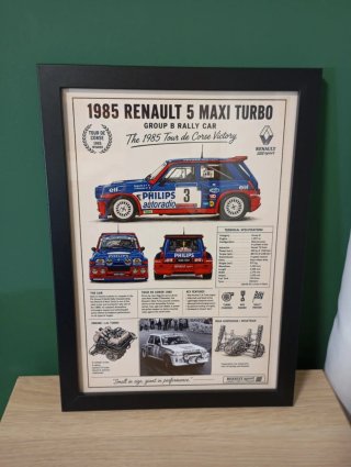 Cuadro Renault 5 Maxi Turbo Grupo B