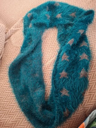 Bufanda de Pelo Sintético Estampada