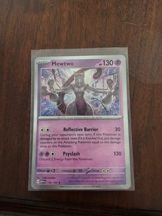 Carta Pokémon Mewtwo 150/165