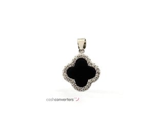 colgante plata 925mm con piedra con onix