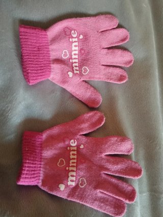 Guantes de lana para niña Minnie