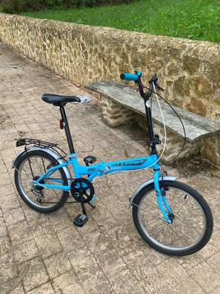 Bicicleta Plegable FPark Azul