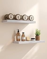 VASAGLE Estante de Pared Estante Flotante Pack 2