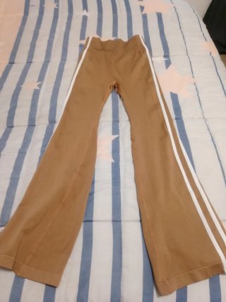 Pantalón Licra Acampanado Marrón