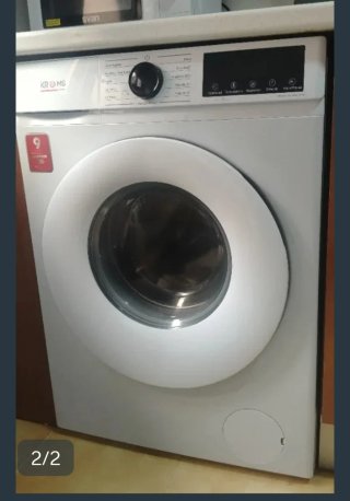 Lavadora Kroms 9kg Blanca