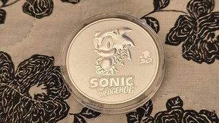 Moneda Plata Sonic 2021 1 Onza 999
