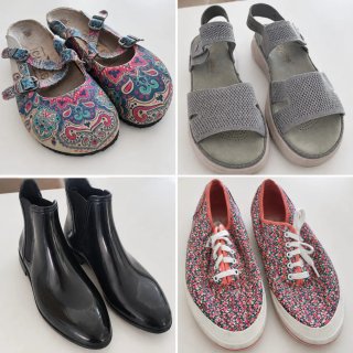 Lote de 4 pares de zapatos de mujer