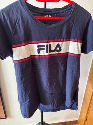 Camiseta Fila Azul Marino Talla XL