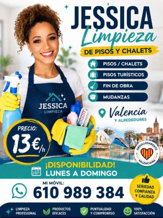 Servicio de limpieza en Valencia