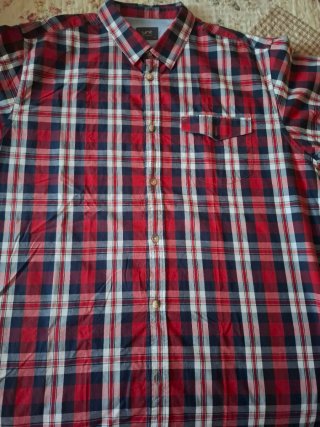 Camisa de cuadros Unit talla XXL