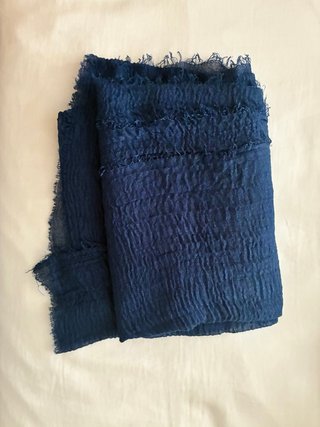 Fular Fino Azul Marino