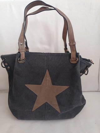 Bolso de Lona Vaquero con Estrella