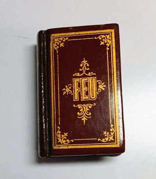 Caja Porta-cerillas Antigua de Baquelita FEU 1920
