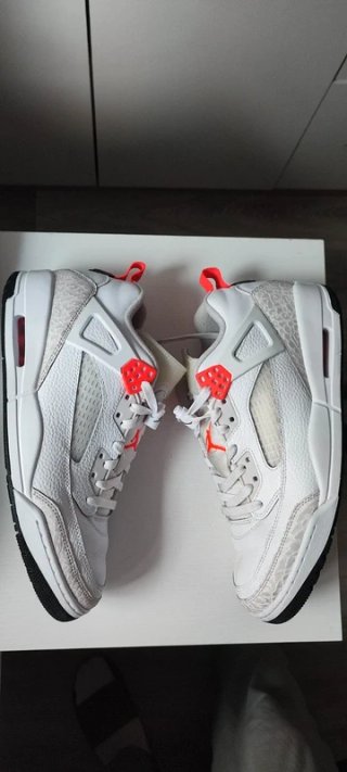 Zapatillas Jordan Spizike Low White Crimson