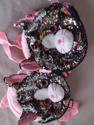 2 Mochilas Infantiles con Lentejuelas