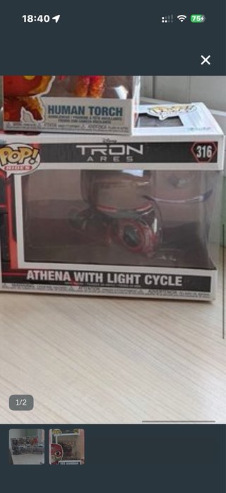 Funko Pop! Tron Ares y Human Torch