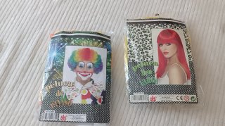 Set de 2 Pelucas para Carnaval