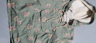 Conjunto de Nieve Vintage Estampado con Capucha