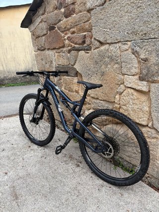bicicleta Rockrider XC100 S, doble suspensión