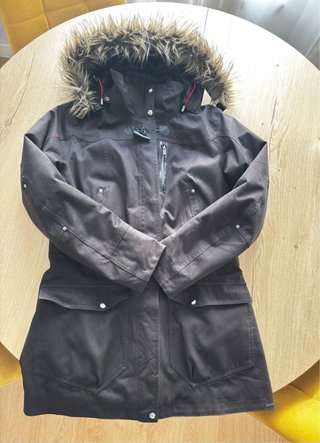 Abrigo Parka Mujer Decathlon Negro Talla L