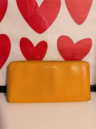Cartera Bimba Y Lola de Piel Amarilla