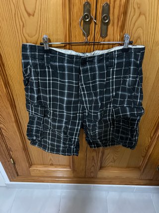 Pantalón corto Pull&Bear cuadros talla 40