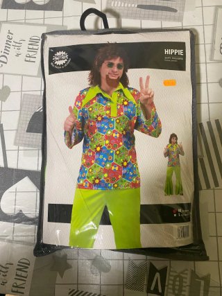 Disfraz Hippie Fiestas Guirca Talla M