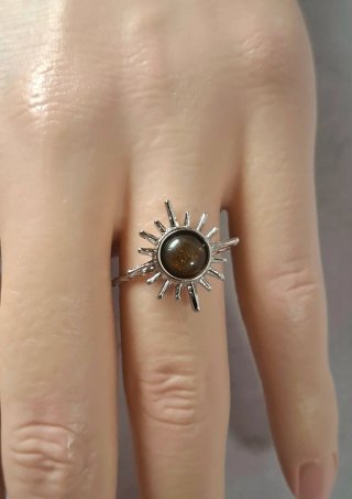 Anillo Sol Místico Ajustable
