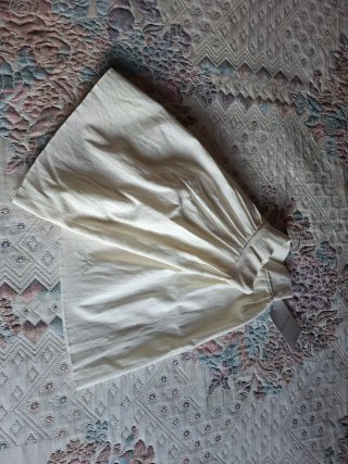 Falda Midi Plisada Blanca GLOW-RIAS Talla S