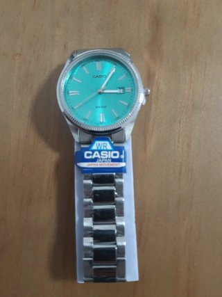 Reloj Casio Tiffany Esfera Turquesa