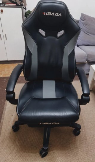 Silla Gaming Hbada Negra y Gris
