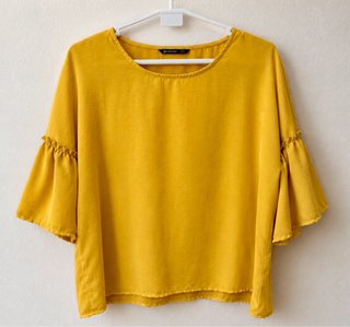 Blusa Stradivarius Mostaza XL