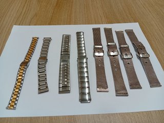 Lote de 7 correas para reloj