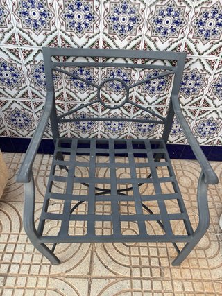 Set de Sillones y Mesa de Forja