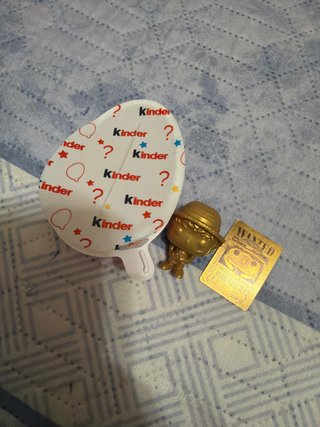Funko Luffy Dorado Kinder Joy