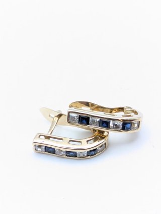 Pendientes de Oro 18k con Piedras