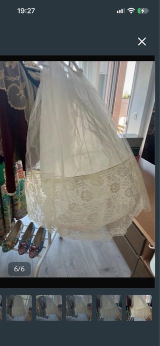Cancán comunión largo 80cm pvp150 eur