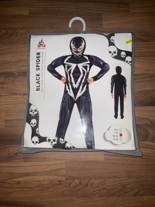 Disfraz Black Spider Partilandia