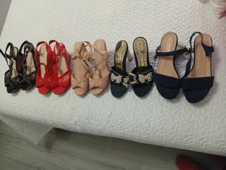 Lote de 5 pares de sandalias