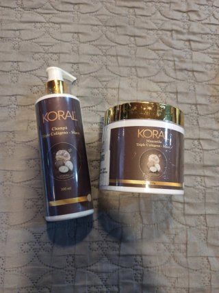 Set Champú y Mascarilla Koral Triple Colágeno