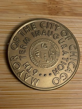 Medalla Conmemorativa Chicago 1977