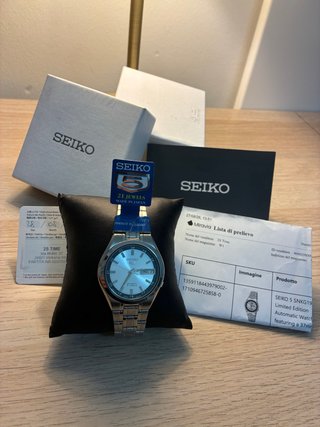 Reloj Seiko 5 Automatic SNKG19J1-Full Set