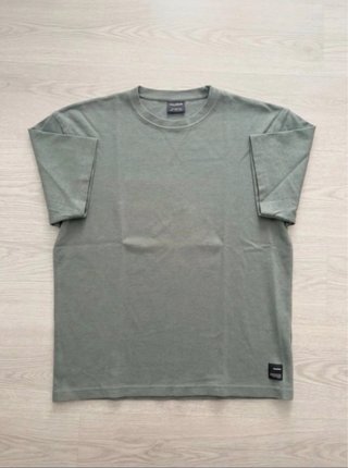 Camiseta Pull and Bear Verde Oliva