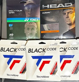 Set de 5 Cordajes de Tenis