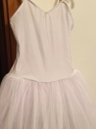 Tutú de Ballet Blanco corsé y falda princesa