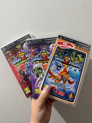 3 Juegos Invizimals para PSP