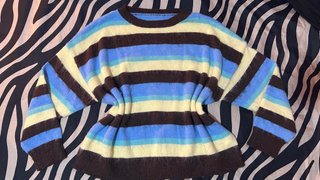 Jersey de Rayas Multicolor Talla XL