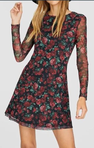 Vestido Stradivarius Estampado Floral