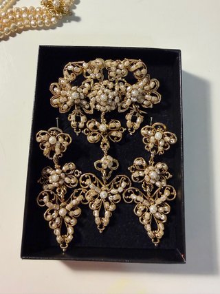 Set de Joyería Fallera con Pendientes para niña